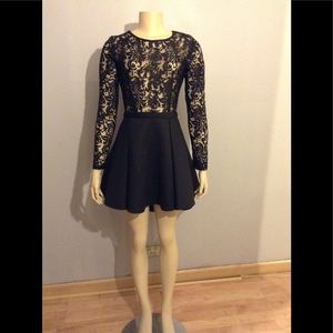 Black cocktail dress